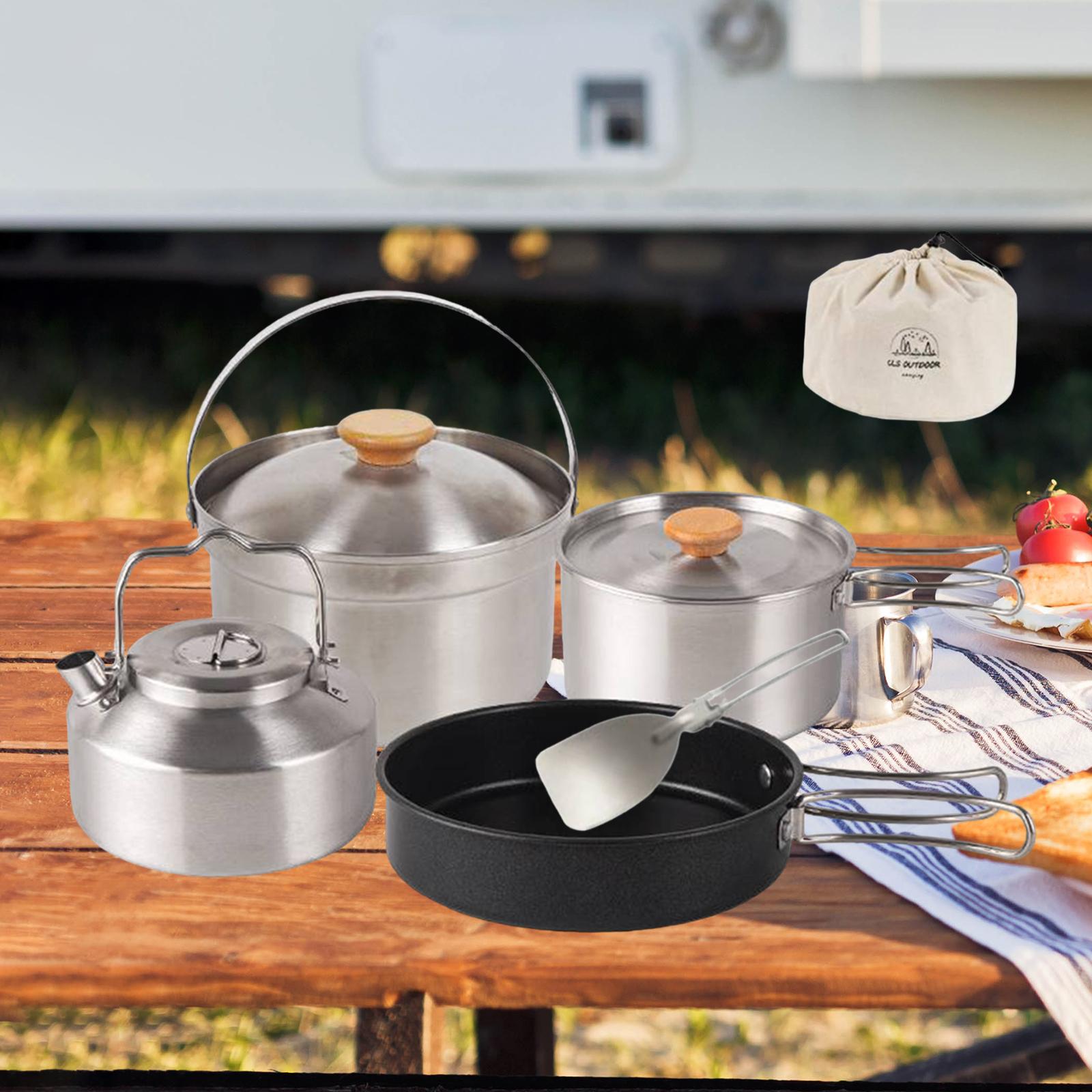 Campfire Cooking - Panelas de acampamento, equipamento de cozinha