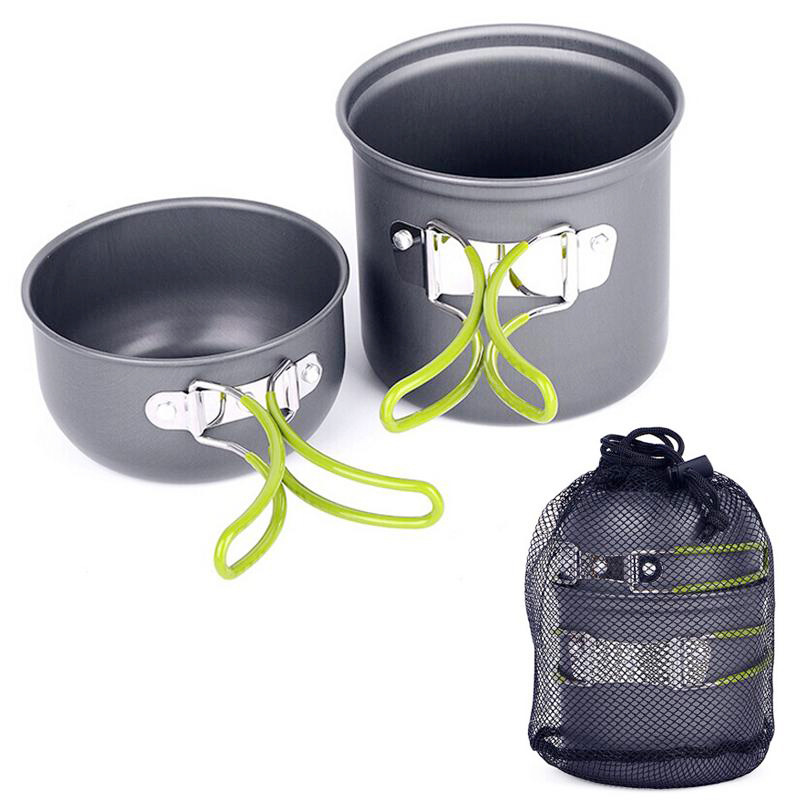 Camping Cooking Cutlery Set - Panelas de acampamento portáteis ao ar