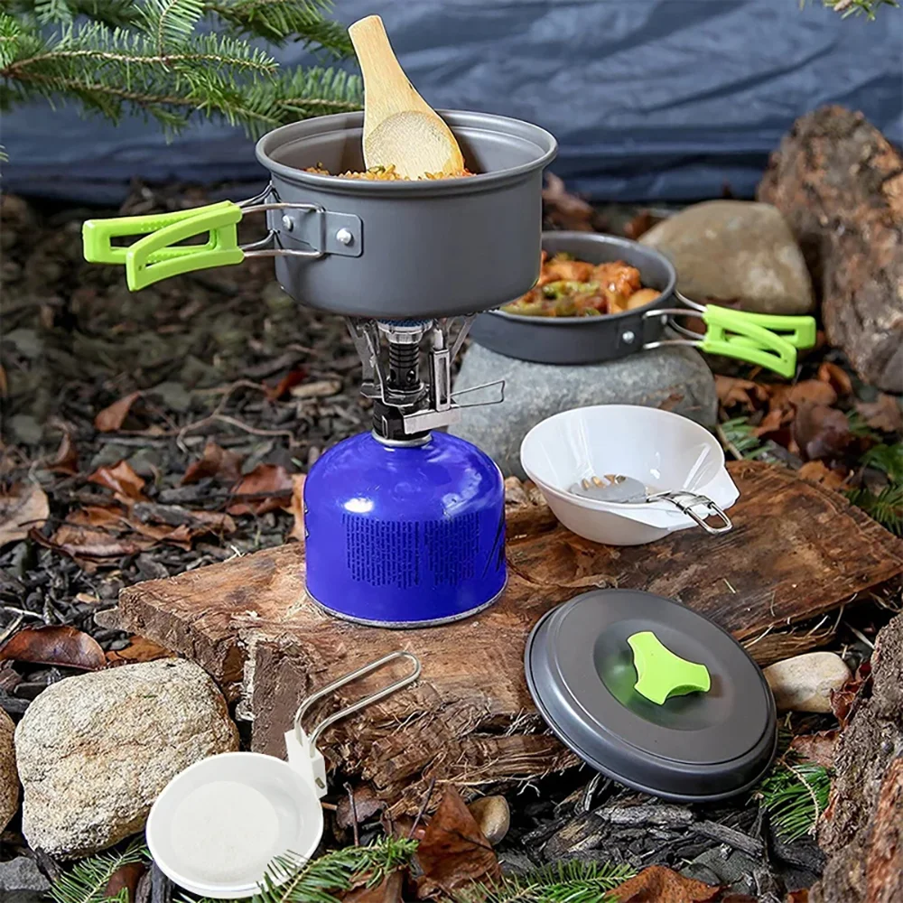 Camping Cooking Organizer - Conjunto de Cozinha para Camping Portátil
