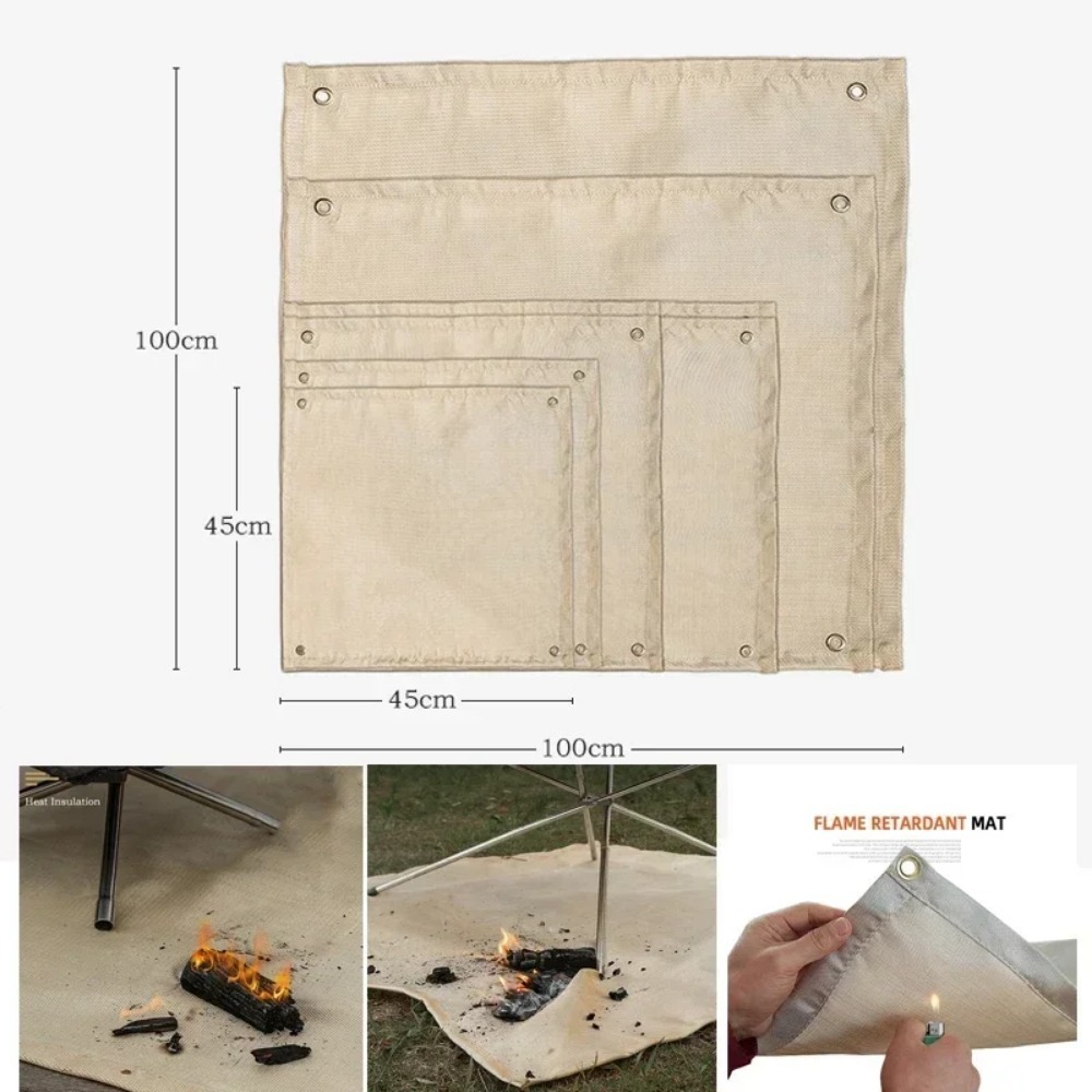 Camping Cooking Mat - Manta de Fibra de Vidro para