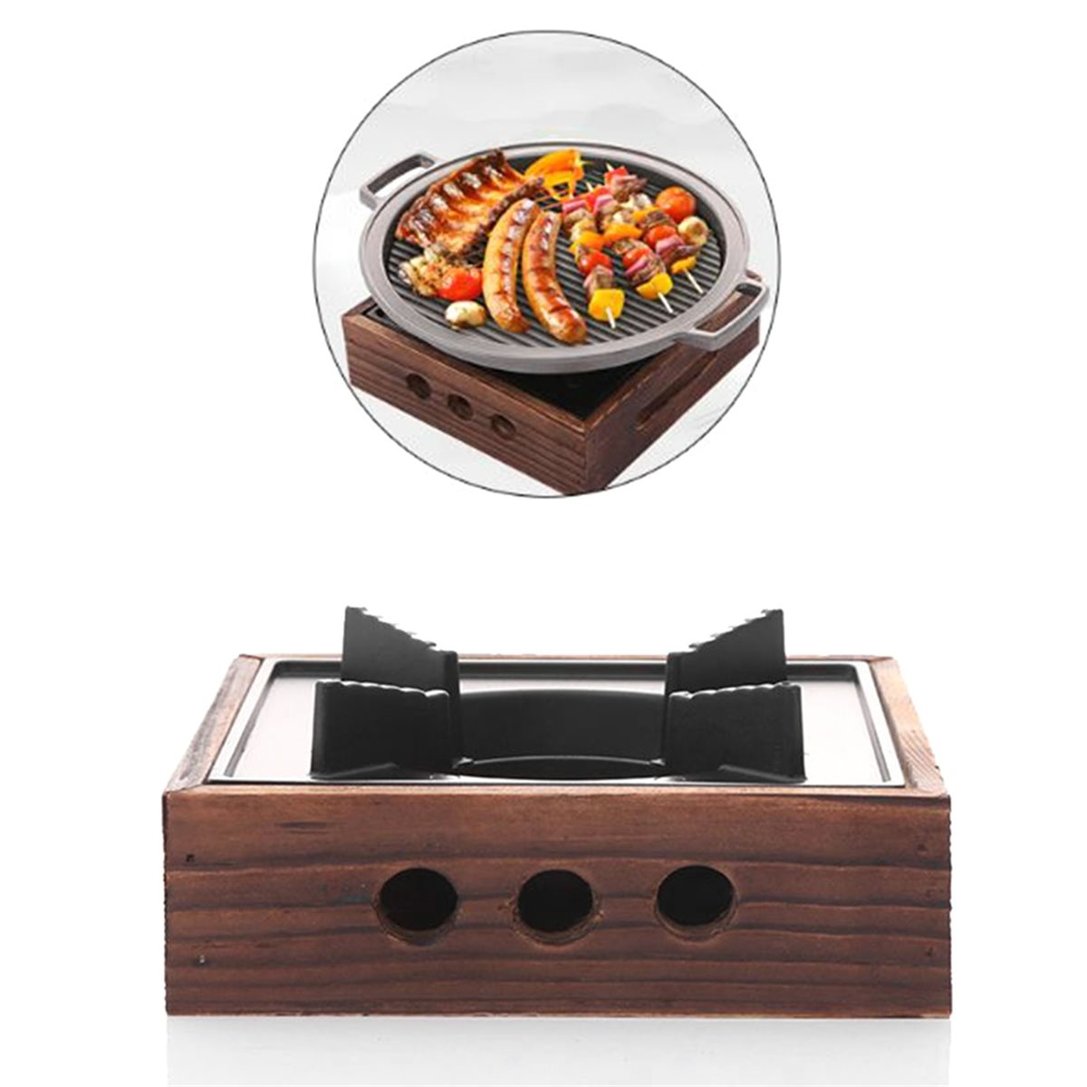 Japanese Camping Cooking Gear - Panela Multiuso com Design Estilo Japonês,