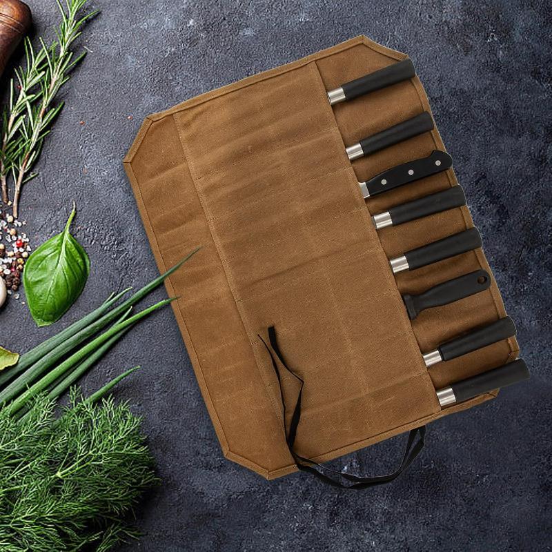 Camping Cooking Organizer - Bolsa de Facas de Chef em