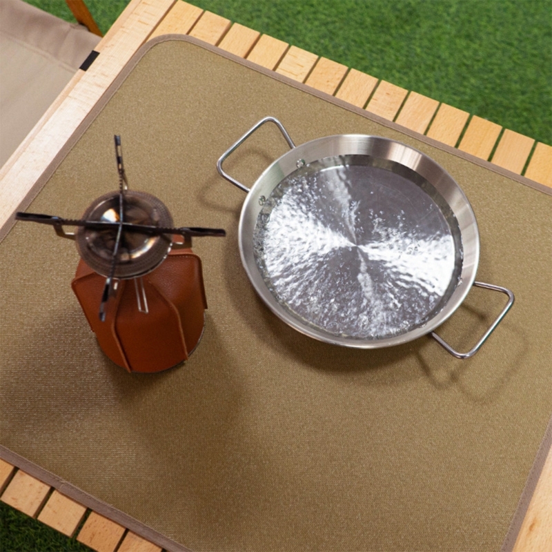 Camping Cooking Mat - Cobertor resistente ao calor portátil da