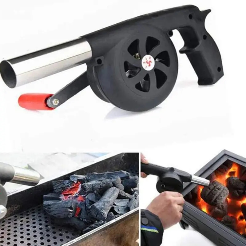 Charcoal Chimney Starter - Ventilador de mão portátil ao ar