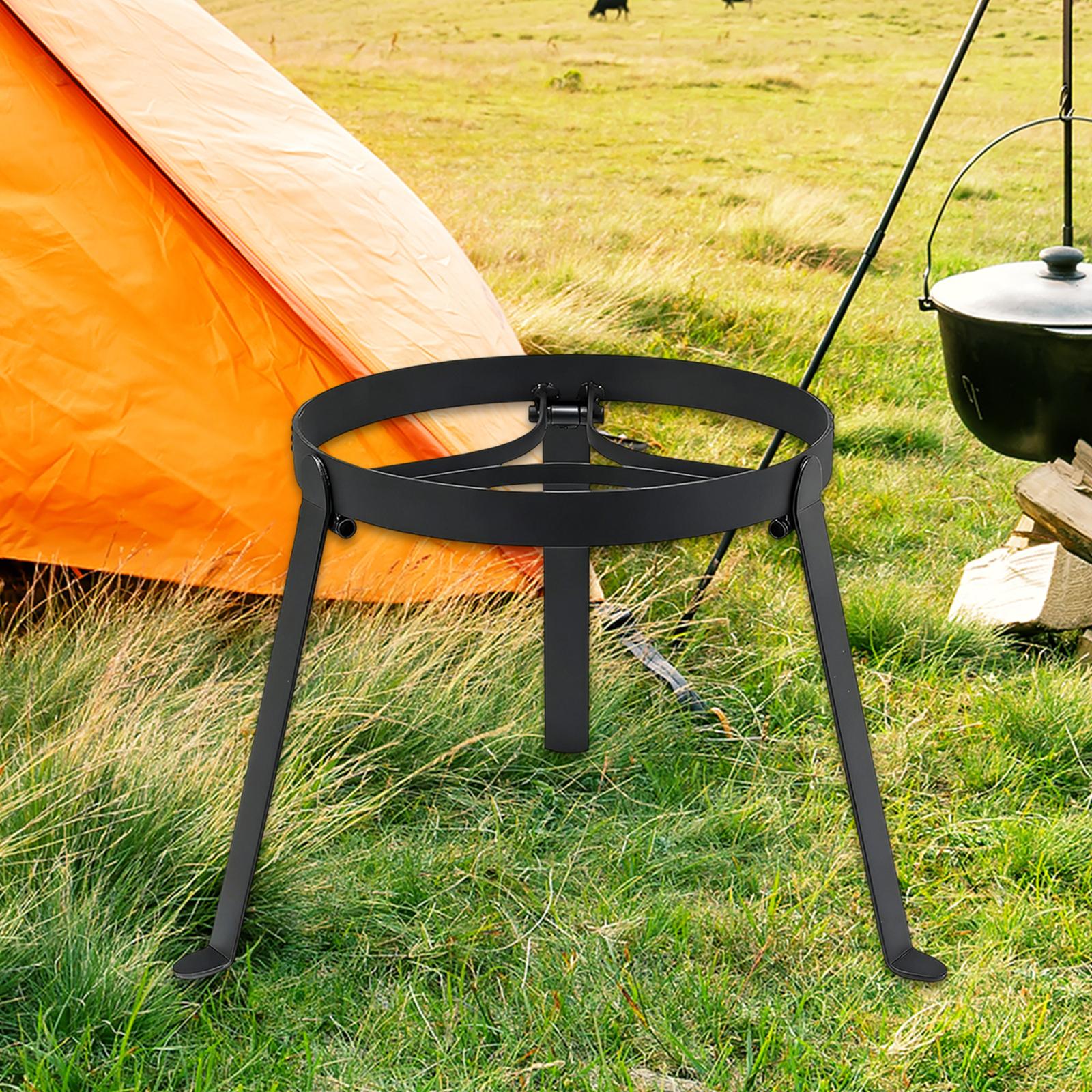 Campfire Cooking - Suporte de Cozimento Dobrável para Fogueira,