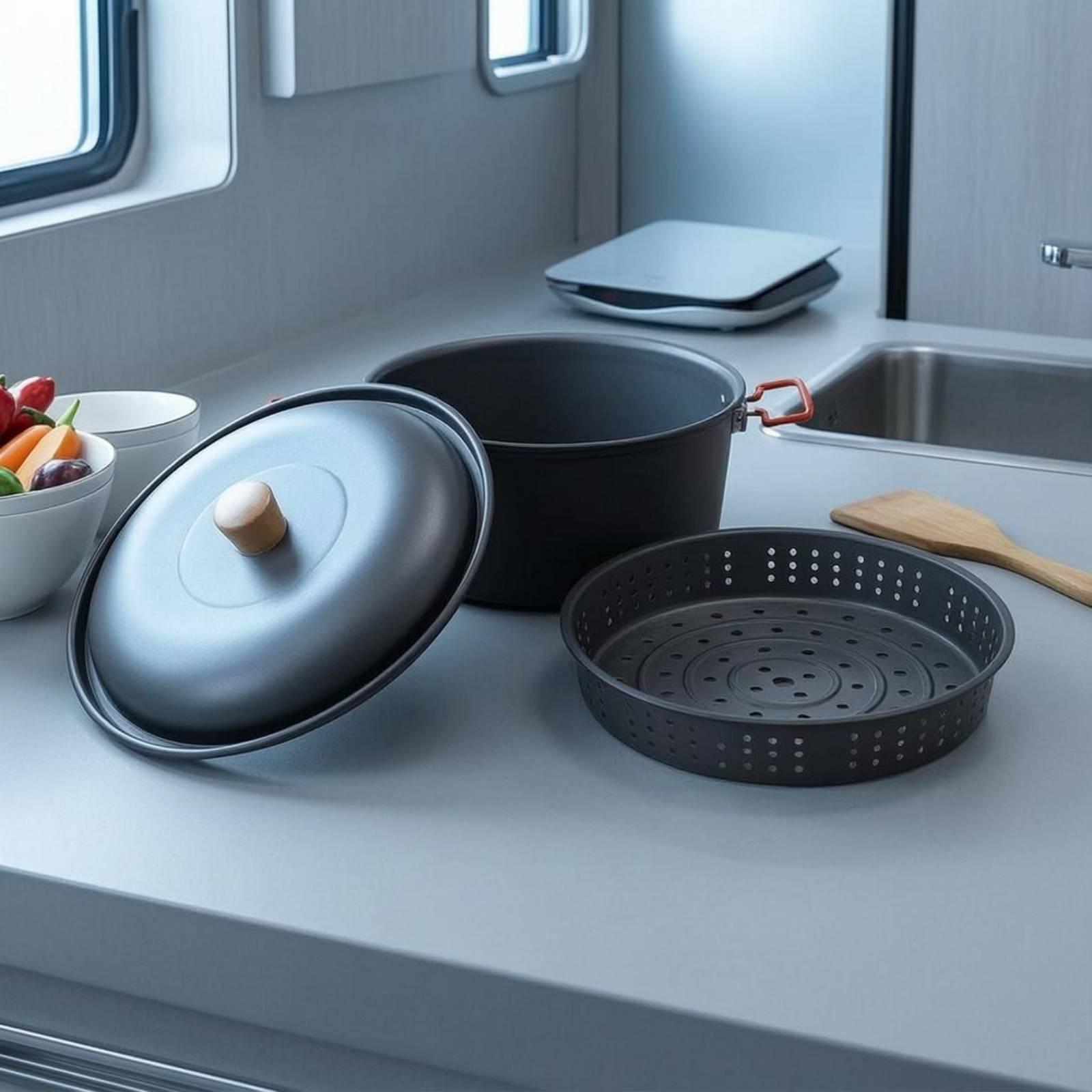 Camping Cooking Vessel - Panela de Cozinha Portátil em Liga