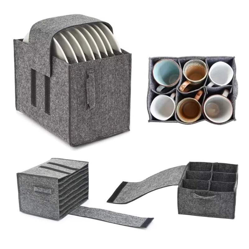 Camping Cooking Organizer - 1 unidade Organizador de Feltro Espesso