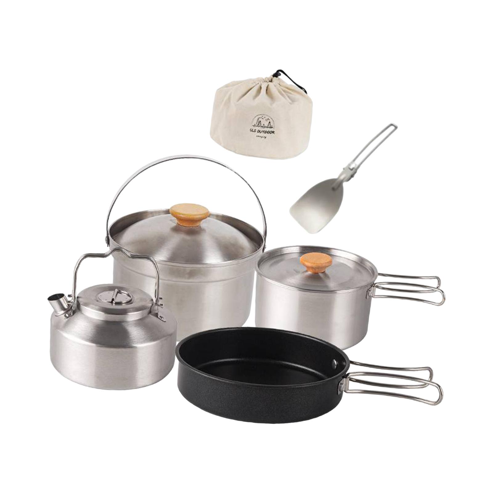 Panelas de acampamento, equipa - Campfire Cooking avaliação e preço