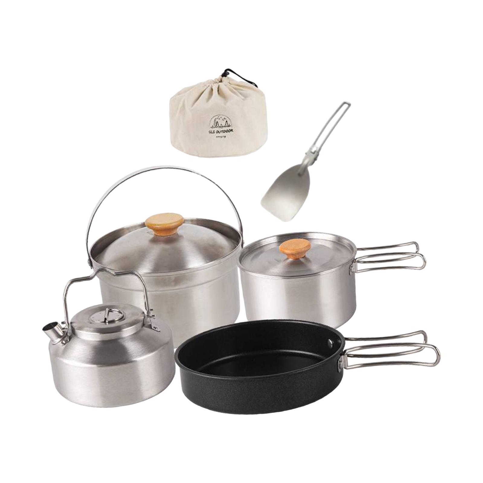 Panelas de acampamento, equipa - Campfire Cooking avaliação e preço