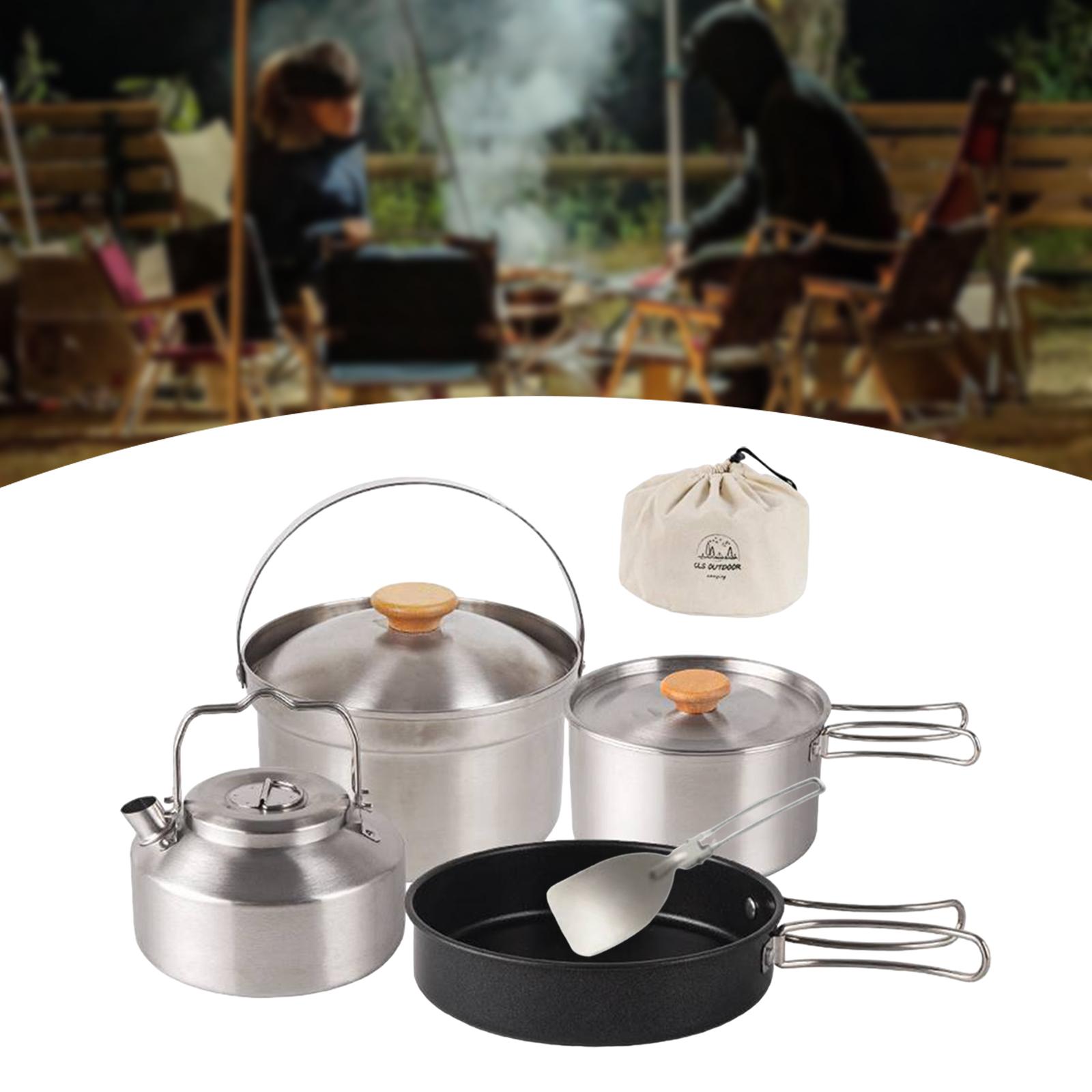 Panelas de acampamento, equipa - Campfire Cooking avaliação e preço