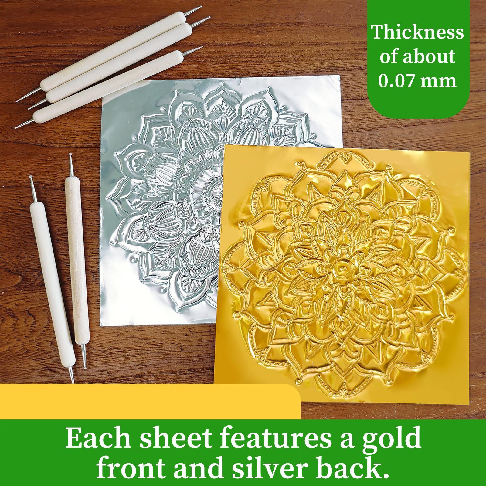 20 Folhas de Alumínio Dourado  - Aluminum Foil Heavy Duty avaliação e preço