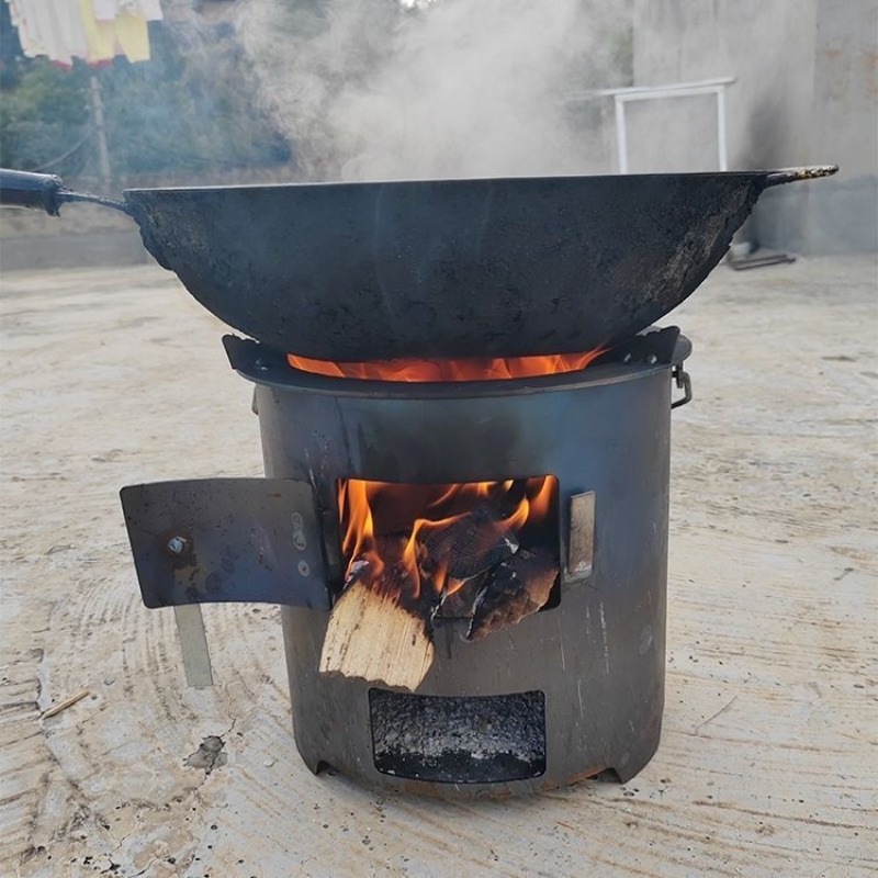 Fogão Multifuncional a Lenha e - Camping Cooking Fire Stove avaliação e preço