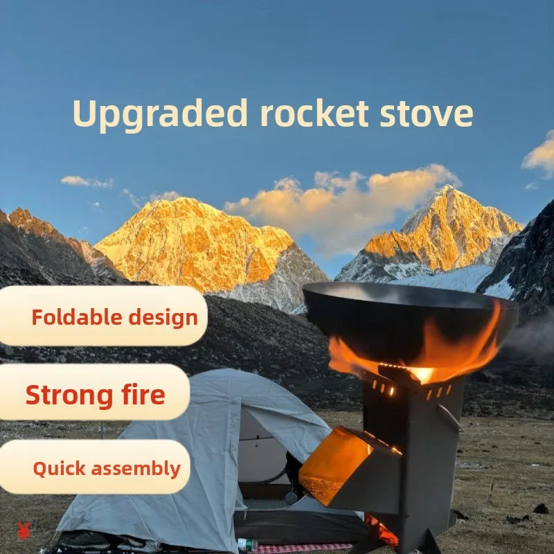 Fogão a Lenha Portátil Integra - Camping Cooking Fire Stove avaliação e preço