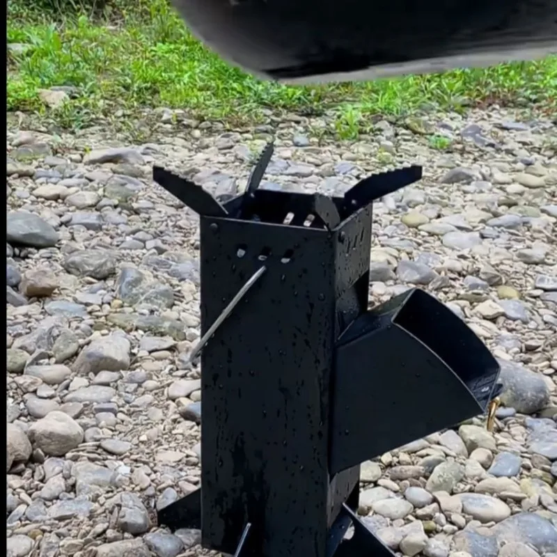 Fogão a Lenha Portátil Integra - Camping Cooking Fire Stove avaliação e preço