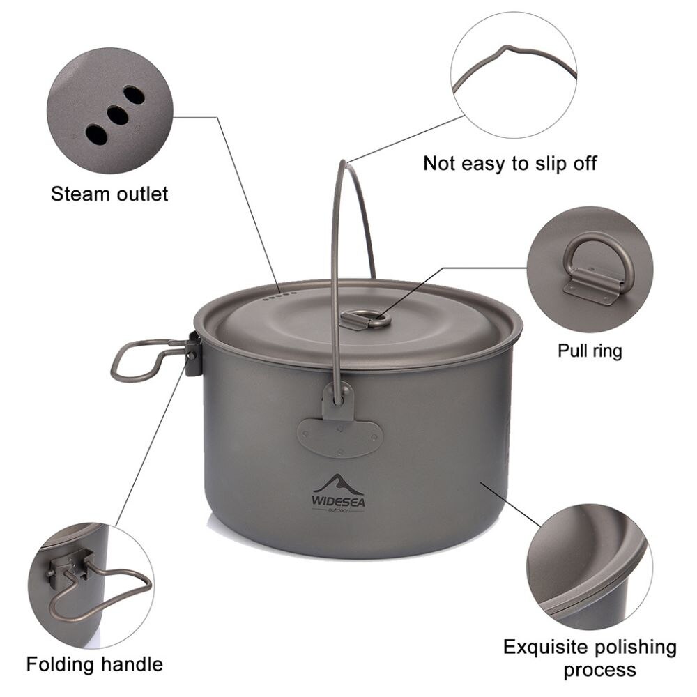 Widesea-Conjunto De Panelas De - Camping Cooking Full Set avaliação e preço