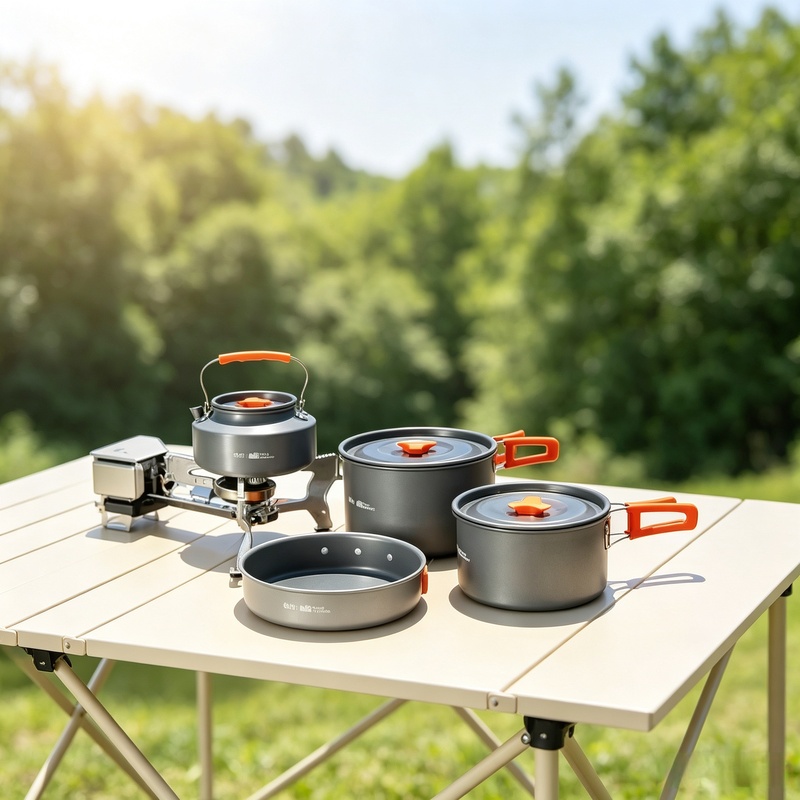 Conjunto de Utensílios de Cozi - Camping Cooking Full Set avaliação e preço
