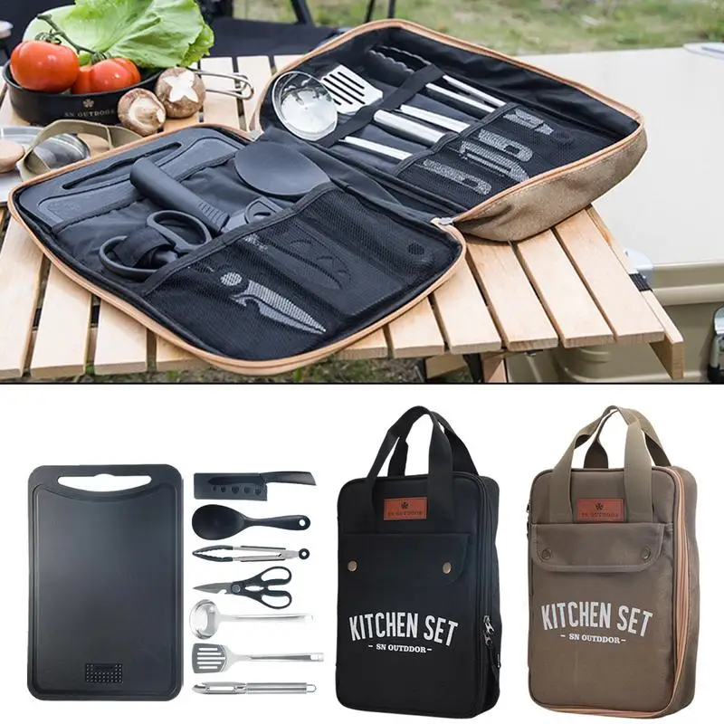 Conjunto de Utensílios de Cozi - Camping Cooking Full Set avaliação e preço