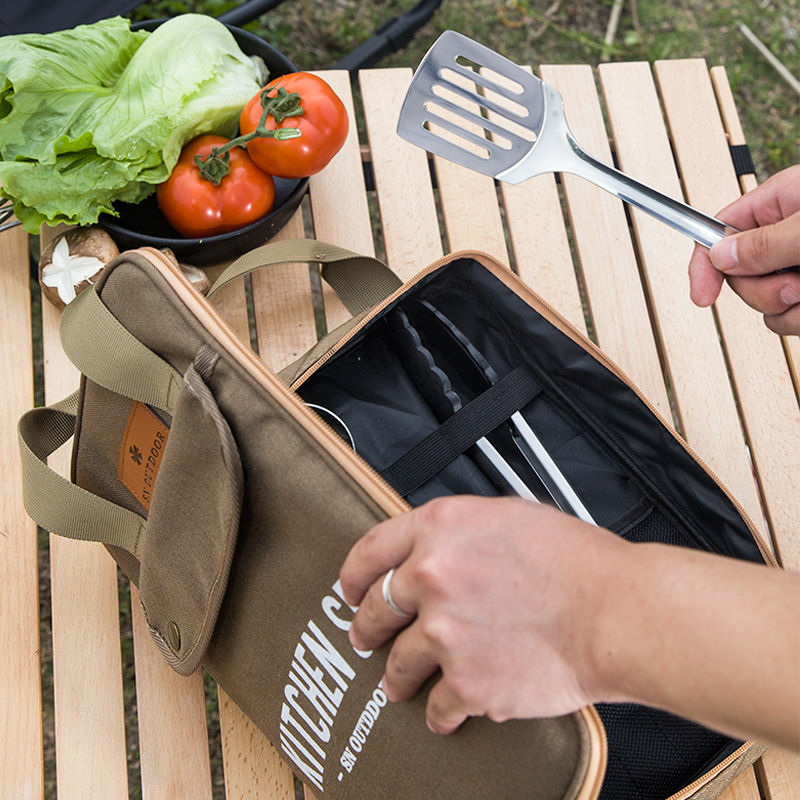 Conjunto de Utensílios de Cozi - Camping Cooking Full Set avaliação e preço