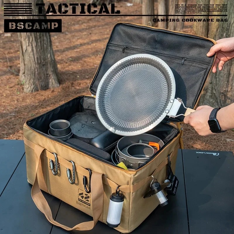 Bolsa Tática Dobrável Isolada  - Camping Cooking Organizer avaliação e preço