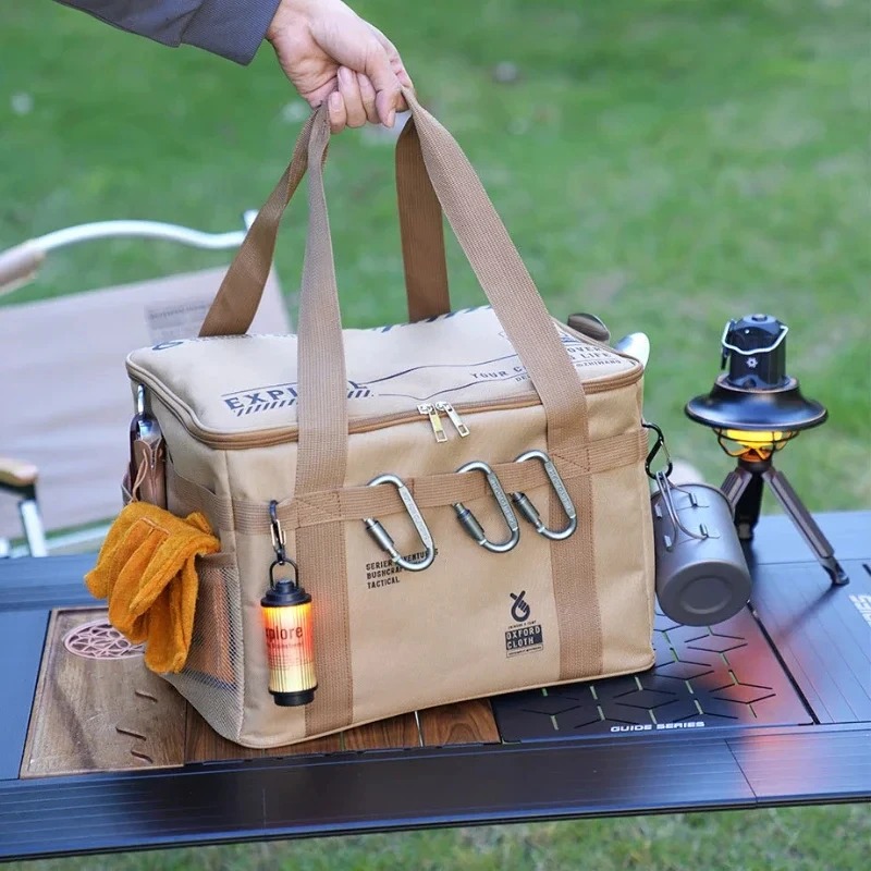 Bolsa Tática Dobrável Isolada  - Camping Cooking Organizer avaliação e preço