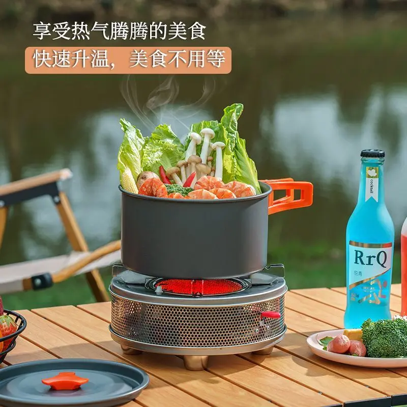 Fogão portátil para acampament - Camping Cooking Fire Stove avaliação e preço