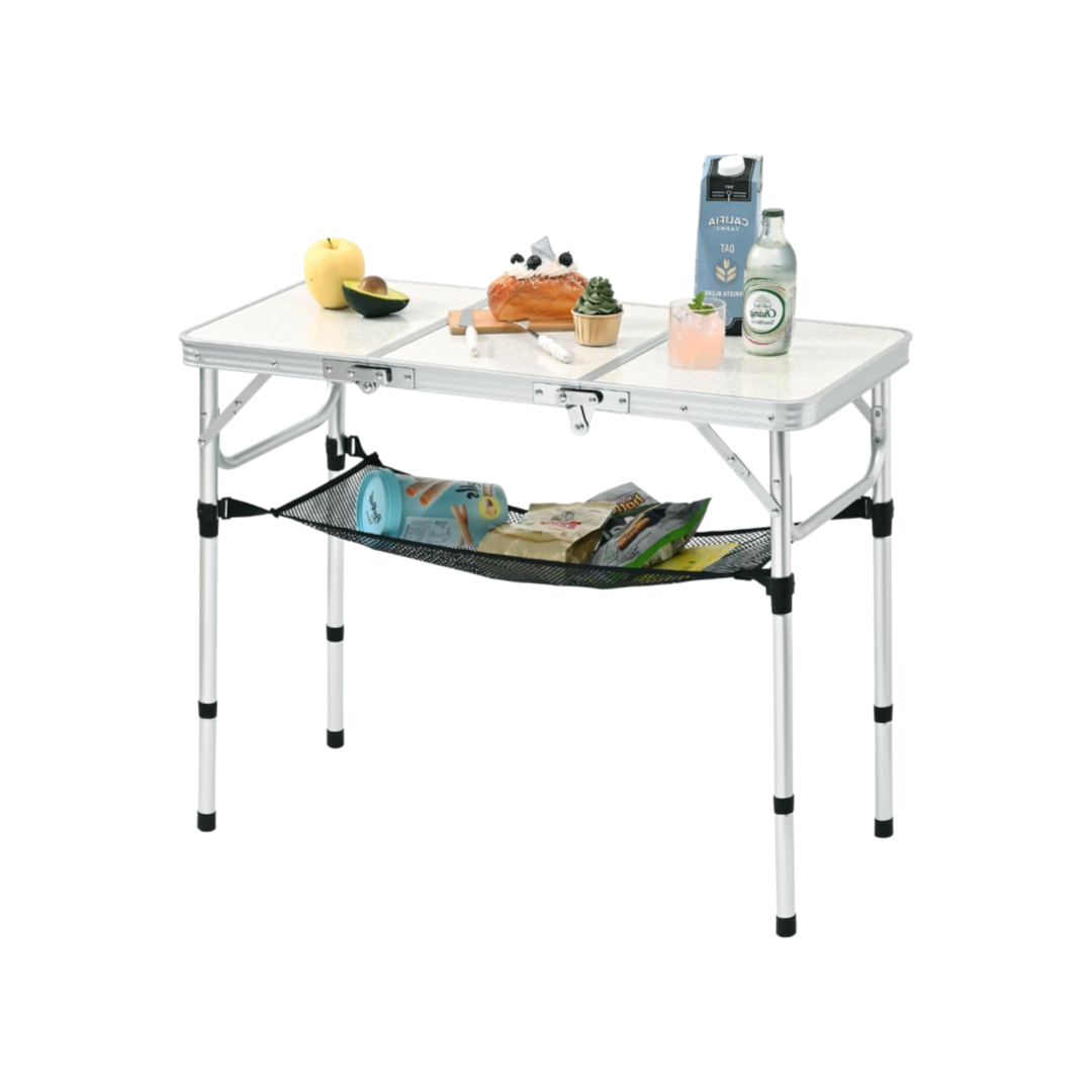 Mesa de Camping Dobrável com R - Camping Cooking Table With Storage avaliação e preço