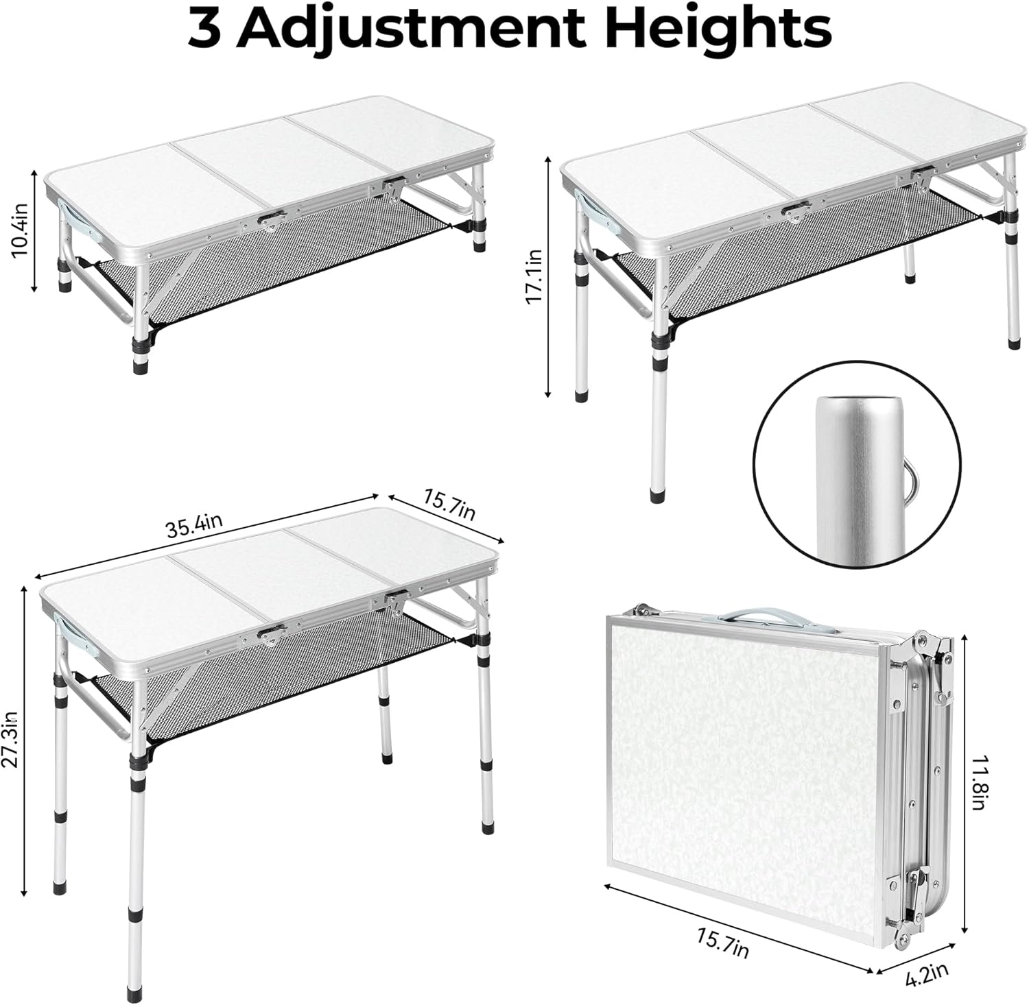 Mesa de Camping Dobrável com R - Camping Cooking Table With Storage avaliação e preço