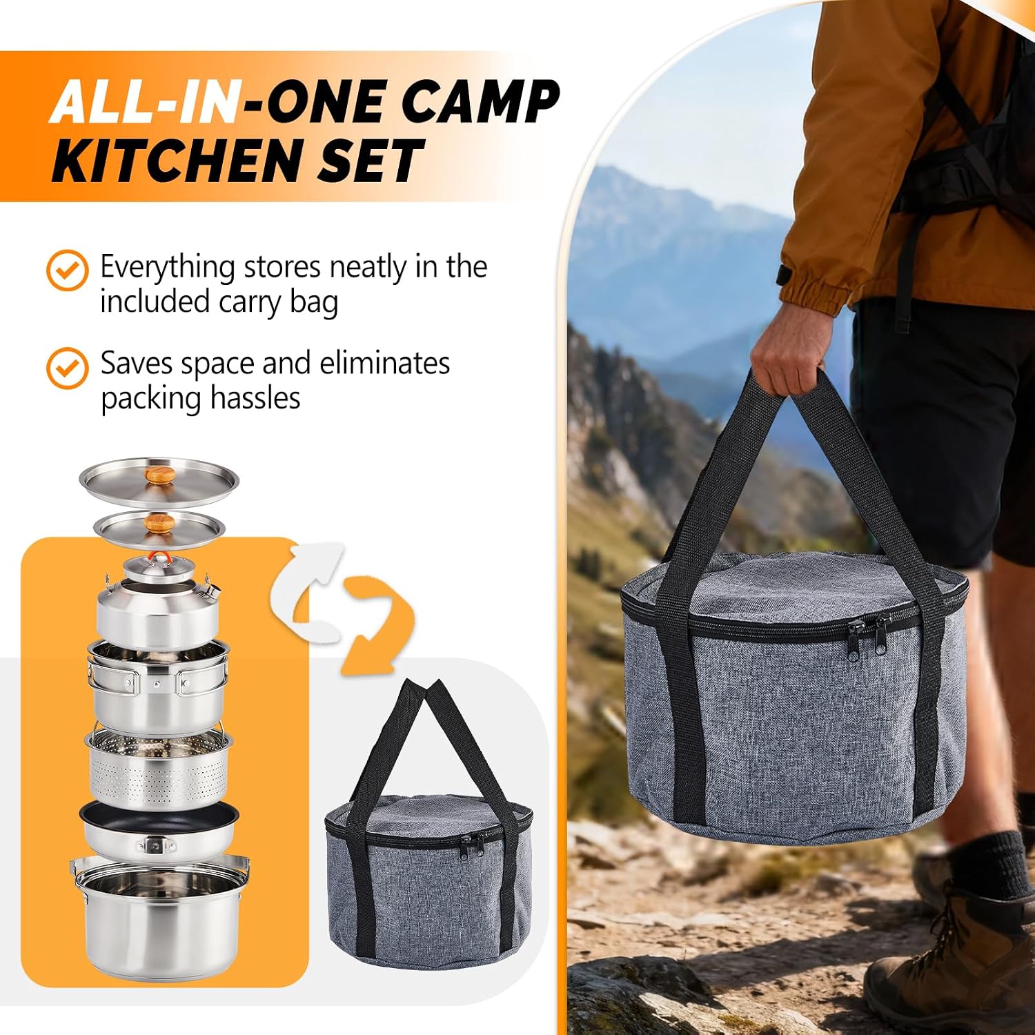 Conjunto de Utensílios de Cozi - Campfire Cooking avaliação e preço