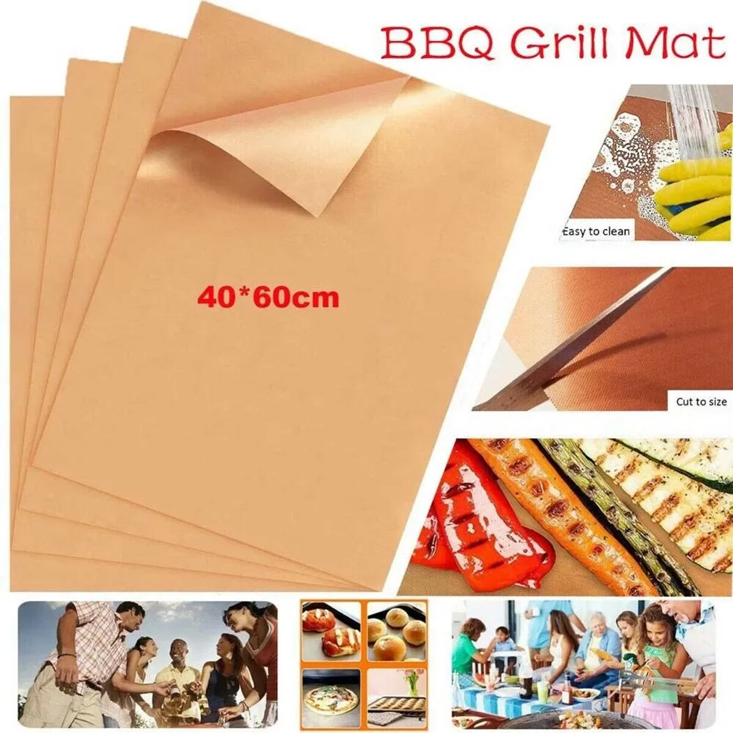 4 pçs antiaderente churrasquei - Camping Cooking Mat avaliação e preço