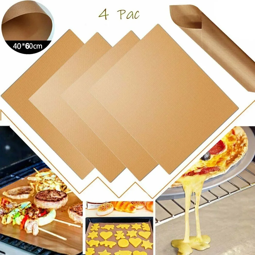 4 pçs antiaderente churrasquei - Camping Cooking Mat avaliação e preço