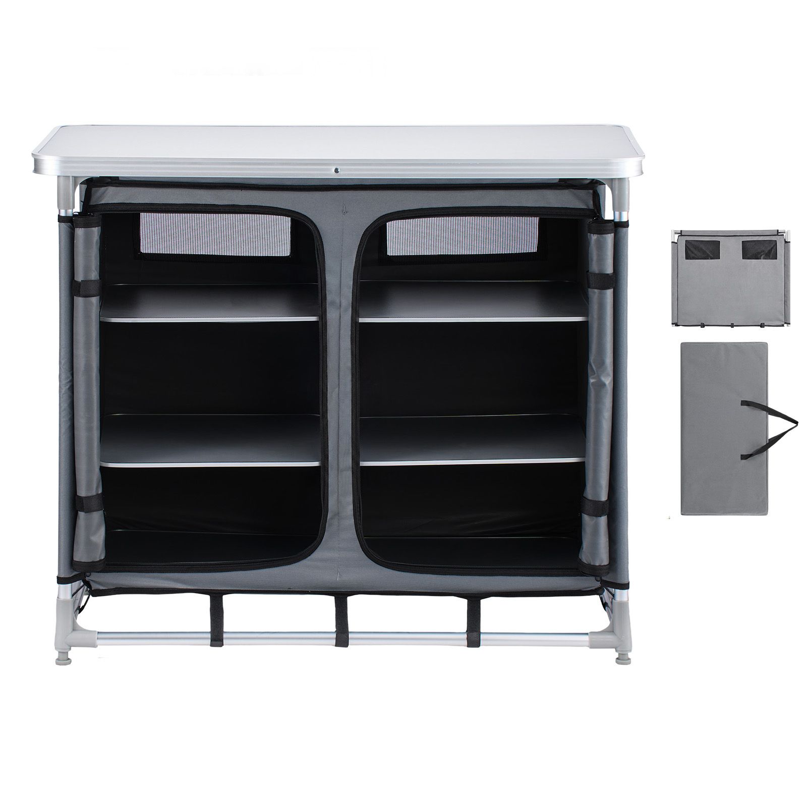 Armário de Armazenamento para  - Camping Cooking Table With Storage avaliação e preço