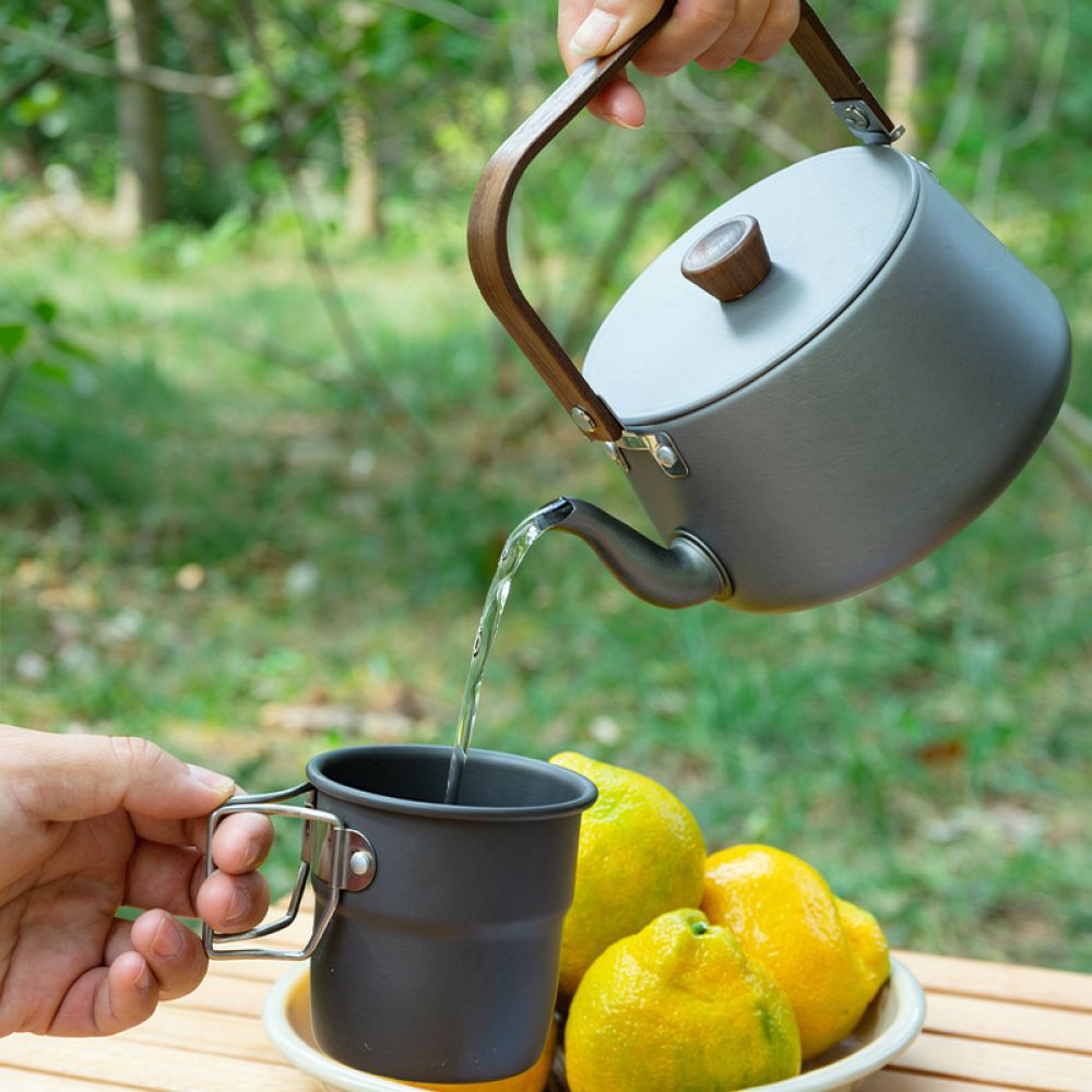 Chaleira de água para acampame - Camping Cooking Vessel avaliação e preço