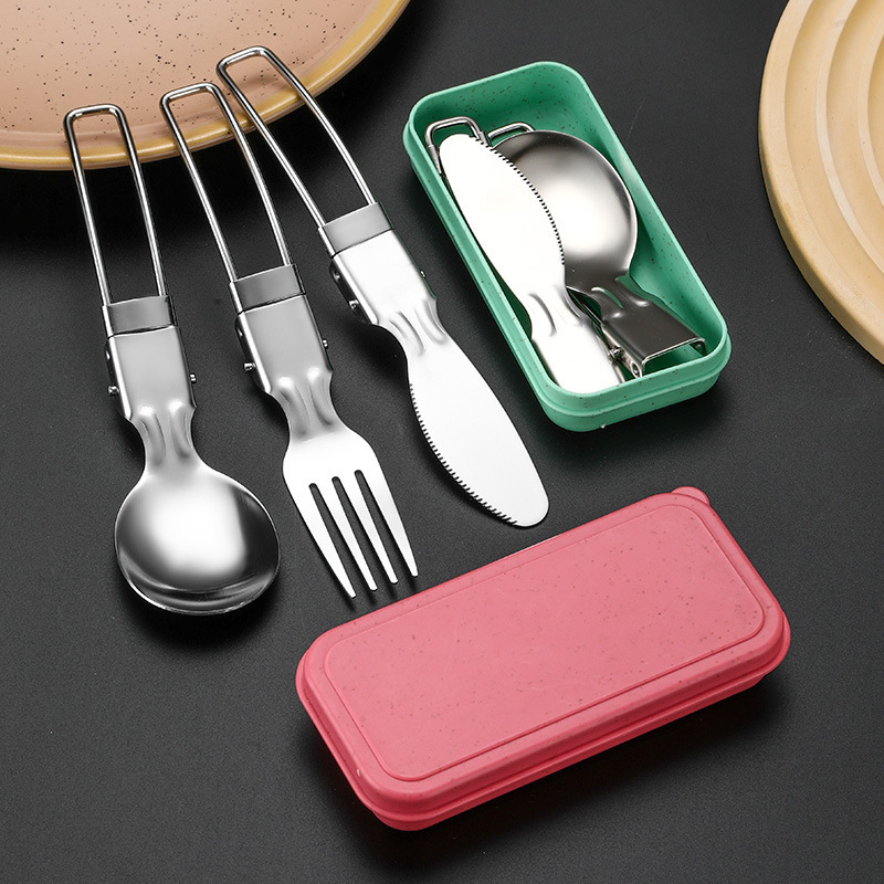 Conjunto de Talheres Portátil  - Camping Cooking Cutlery Set avaliação e preço
