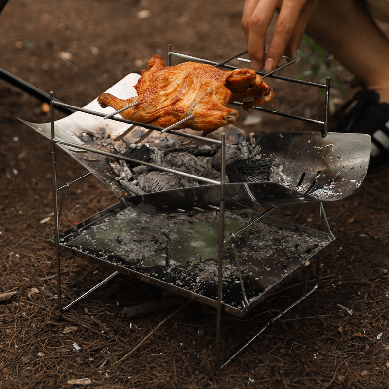 Queima de madeira fogão acampa - Campfire Cooking avaliação e preço