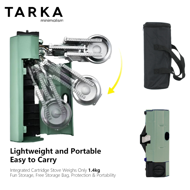 TARKA Cassete Fogão Camping Do - Campfire Cooking avaliação e preço