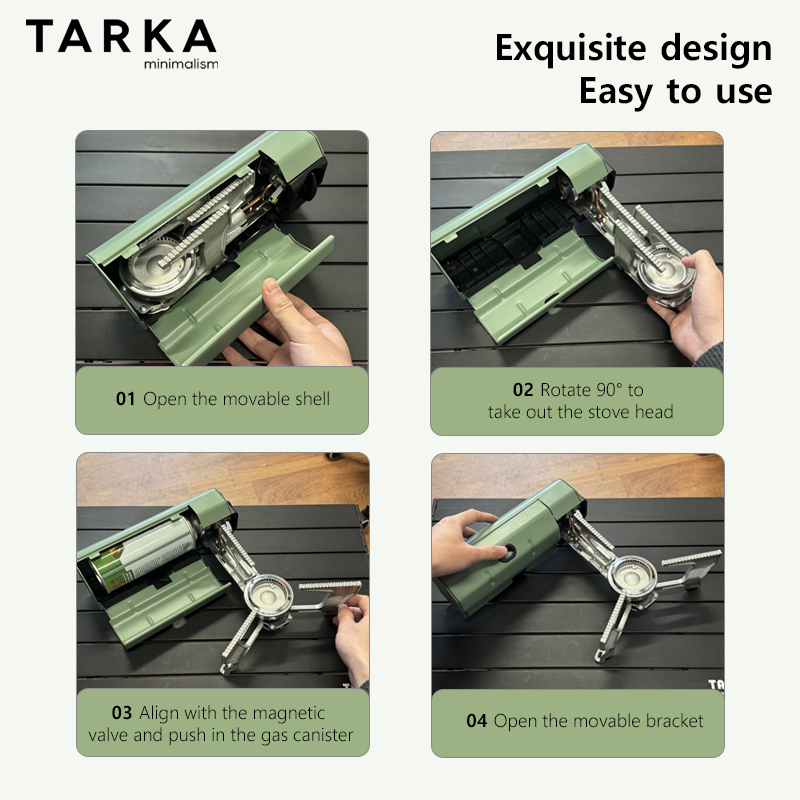 TARKA Cassete Fogão Camping Do - Campfire Cooking avaliação e preço